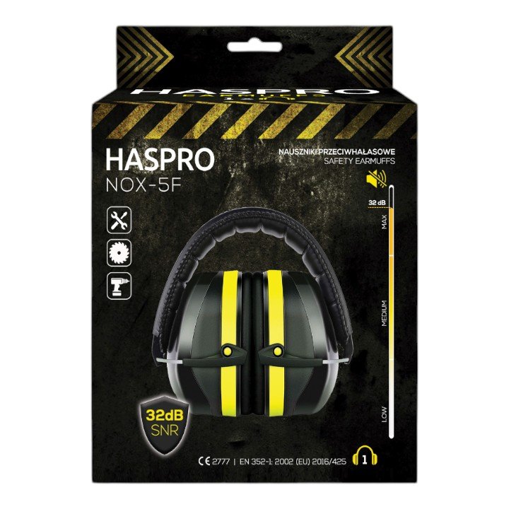 Haspro Nox-5F Nauszniki ochronne 1 szt.