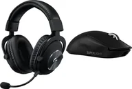 Zestawy myszka + klawiatura - Logitech G Pro X Lightspeed Czarne 981-000907 + G PRO X SuperLight 2 910-006630 - miniaturka - grafika 1