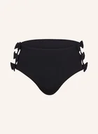 Stroje kąpielowe - Seafolly Dół Od Bikini Z Wysokim Stanem Beau Bow schwarz - miniaturka - grafika 1