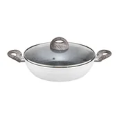 Patelnie - Patelnia głęboka z pokrywą 28 cm z kolekcji Wavy AMBITION - miniaturka - grafika 1
