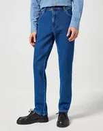 Spodnie męskie - Męskie spodnie jeansowe dopasowane Wrangler TEXAS SLIM W32 L34 - miniaturka - grafika 1