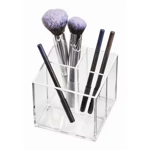 Organizer łazienkowy na kosmetyki z plastiku z recyklingu Cosmetic Cube – iDesign - Koszyki łazienkowe - miniaturka - grafika 1