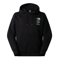 Bluzy męskie - Bluza męska The North Face Explore Gear 0A8F2KJK31 - czarna - miniaturka - grafika 1