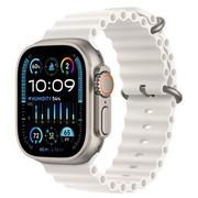 Smartwatch - Apple Watch Ultra 2 GPS + Cellular 49mm Tytan Ocean Biały - miniaturka - grafika 1