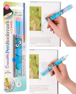 Pen Boomkark, Zakładka długopis+ Wkłady Robak - Przybory szkolne - miniaturka - grafika 1