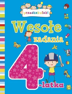 Wesołe zadania 4-latka - Książki edukacyjne - miniaturka - grafika 1
