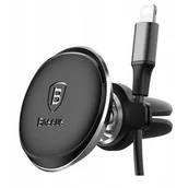 Uchwyty samochodowe do telefonów - Uchwyt na telefon BASEUS SUGX-A01 Czarny - miniaturka - grafika 1