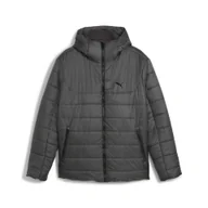 Odzież trekkingowa damska - Męska kurtka wyściełana Essentials z kapturem PUMA Dusky Gray - miniaturka - grafika 1