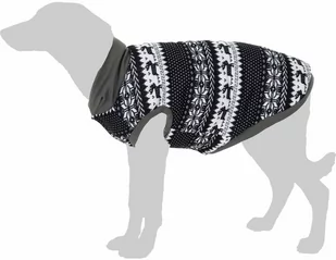 Zooplus Exclusive Sweterek dla psa z norweskim wzorem Dł grzbietu 30 cm - Ubranka dla psów - miniaturka - grafika 1
