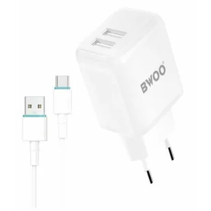 BWOO Ładowarka sieciowa BWOO CDA60C 12W Biały GSM113492 - Ładowarki do telefonów - miniaturka - grafika 1