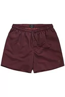 Spodenki damskie - JP 1880, Męskie szorty kąpielowe Jay-PI duże rozmiary, odzież plażowa, elastyczny ściągacz, styl vintage, Ciemna czerwień wiśniowa, 7XL Duże rozmiary - miniaturka - grafika 1