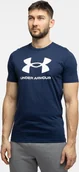 Koszulki męskie - Under Armour Koszulka męska Under Armour Sportstyle Logo granatowa 1382911 408 S - miniaturka - grafika 1