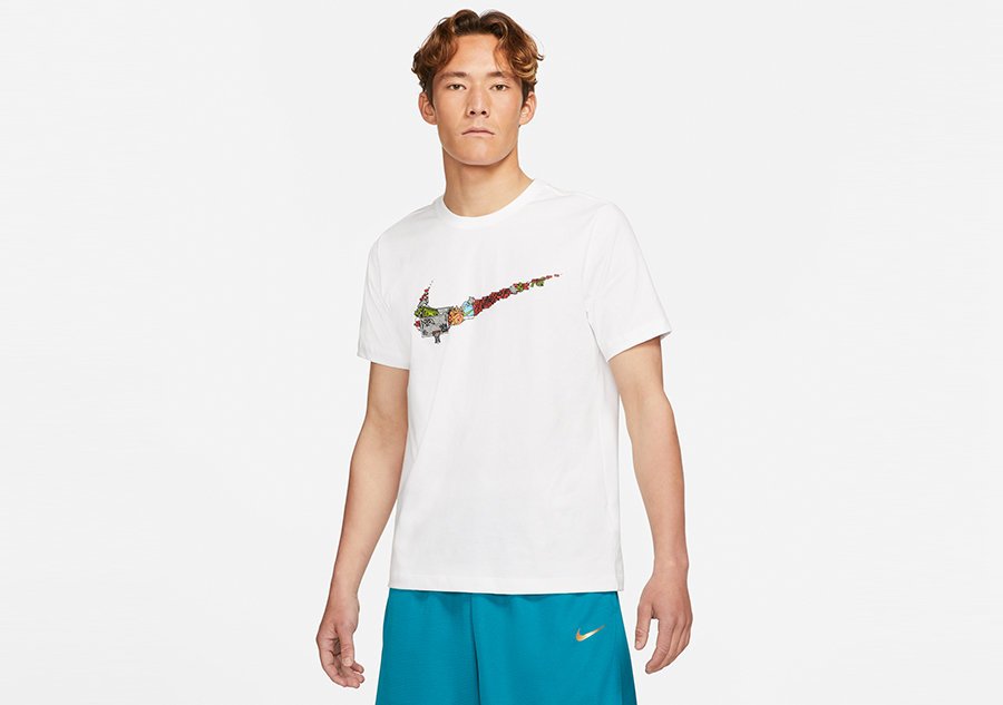 Nike Swoosh Basketball Tee White