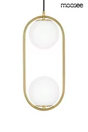 Lampy sufitowe - MOOSEE lampa wisząca AURELIA TWIN złota - miniaturka - grafika 1