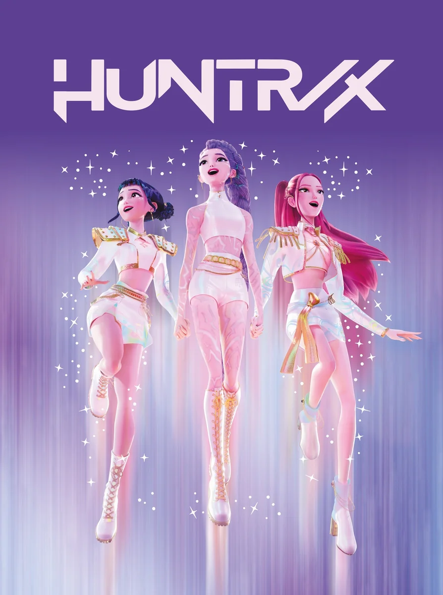 Kocyk dziecięcy K-POP Demon Hunters 130 x 160cm Halantex Huntrix Rumi Mira