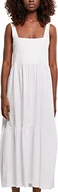 Sukienki - Urban Classics Women's Ladies 7/8 Length Valance Summer Dress sukienka, biała, M - miniaturka - grafika 1