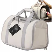 Transportery dla kotów - TRANSPORTER Dla Kota Psa Zwierząt Torba Transportowa Podróżna Mocny Solidny - miniaturka - grafika 1