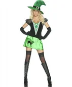 Stroje karnawałowe - Kostium Figlarna Czarownica-XS / S - miniaturka - grafika 1