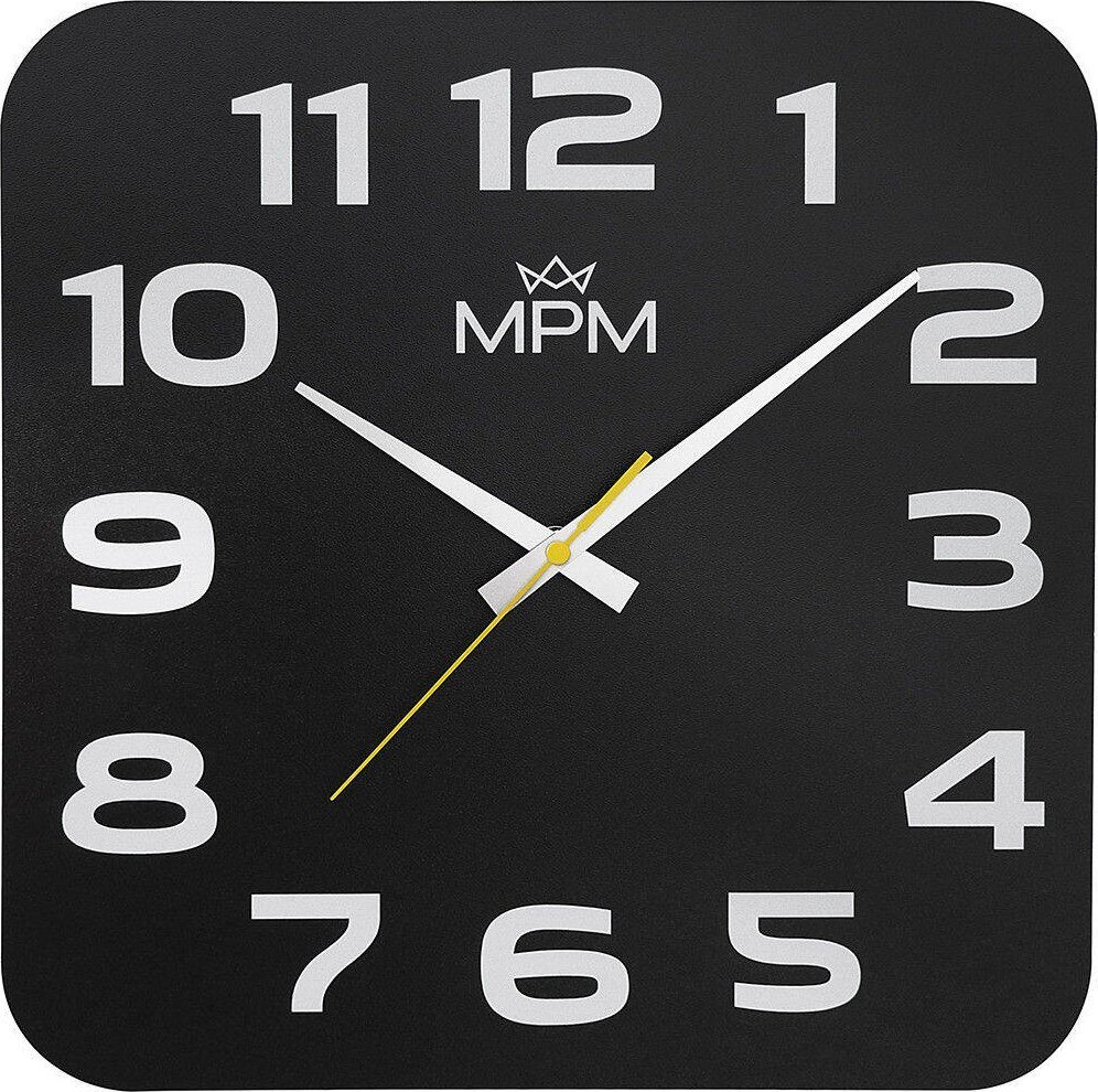 MPM Zegar ścienny MPM E07M.4260.9000 33 cm cichy mechanizm