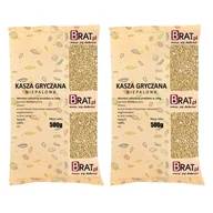 Kasza - Kasza gryczana niepalona 1kg (2x500g) - miniaturka - grafika 1