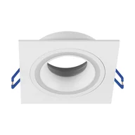 Lampy sufitowe - Nowoczesna lampa wpuszczana Indi C kwadratowa biała - miniaturka - grafika 1