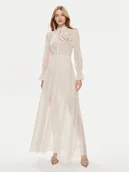 Sukienki - Kontatto Sukienka wieczorowa B447F Beżowy Regular Fit - miniaturka - grafika 1