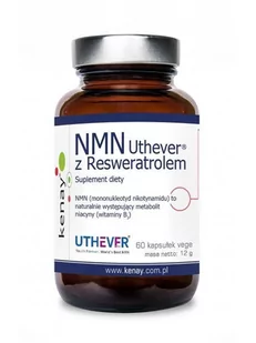 Kenay NMN Uthever z Resweratrolem (60 kaps.) - Suplementy naturalne - miniaturka - grafika 1