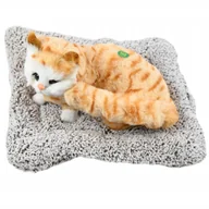 Figurki dekoracyjne - KOT NA PODUSZCE DEKORACJA DUŻA FIGURKA REALISTYCZNY KOTEK RÓŻNE WZORY - miniaturka - grafika 1