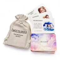 Zabawki kreatywne - Karty Mindfulness dla dzieci - 54 karty w lnianym woreczku - miniaturka - grafika 1