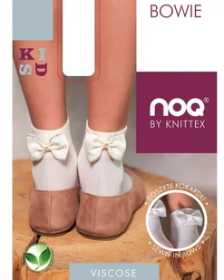 Noq by Knittex Dziecięce skarpetki Bowie cream, 18-22 - Skarpetki dla dzieci - miniaturka - grafika 1