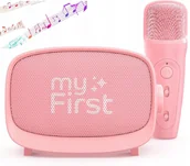Instrumenty muzyczne dla dzieci - Głośnik Mikrofon Zestaw 2w1 Karaoke Na Bluetooth Aux Microsd Dla Dziecka / Myfirst Voice 2/ Różowy - miniaturka - grafika 1