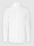 Koszule męskie - Koszula biznesowa o kroju slim fit z kołnierzykiem typu kent model ‘Bari’ - miniaturka - grafika 1