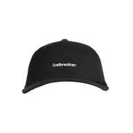 Czapki męskie - Czapka z daszkiem Icebreaker 6 Panel Hat black - ONE SIZE - miniaturka - grafika 1