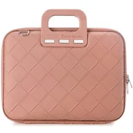 Torby na laptopy - Torba na laptopa BOMBATA Intrecciato 13-14 cali Różowy E00873 8 - miniaturka - grafika 1