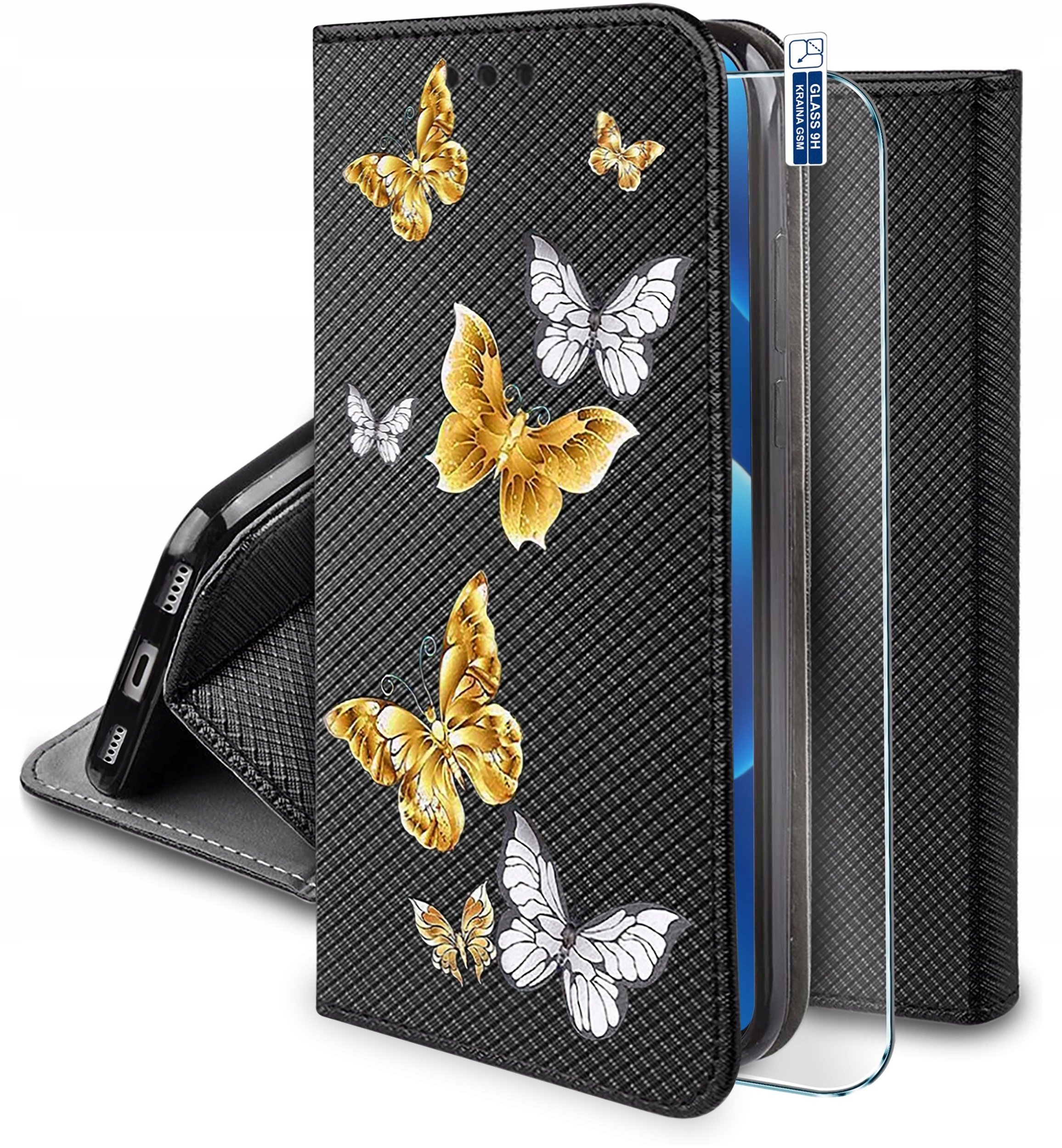 krainaGSM Etui Do Google Pixel 11 Pro Xl Magnet Wzory Case Portfel + Szkło 9H