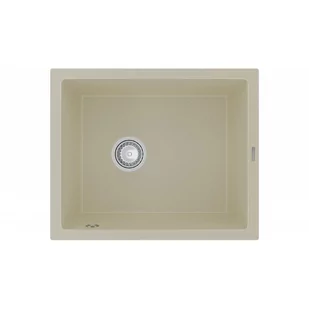 Mexen Pedro zlewozmywak granitowy 1-komorowy 560 x 460 mm, beżowy - 6508561000-69 - Zlewozmywaki - miniaturka - grafika 1