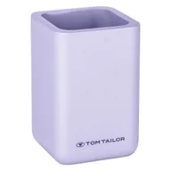 Kubki na szczoteczki do zębów - Fioletowy kubek na szczoteczki do zębów z żywicy polimerowej Tom Tailor T-Rounded – Wenko - miniaturka - grafika 1