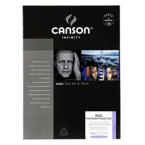 Canson Infinity Papier A3 Rag Papier fotograficzny Duo 220g (25) (206211017)