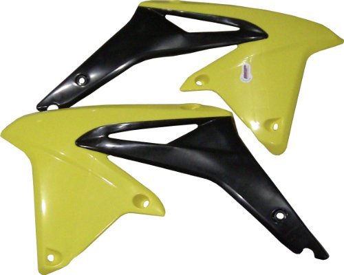 Polisport 841250005 RM01 zacisk chłodnicy do Suzuki RM-Z450 czarny/żółty