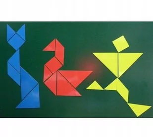 VINCO Tangram tablicowy magnetyczny VIN024 - Pomoce naukowe - miniaturka - grafika 1