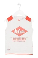 Koszulki i topy damskie - Lee Cooper GLC0137 DEB Szary Tank Top dla niemowląt i bambusów, 14 lat Chłopiec, Szary, 14 lat - miniaturka - grafika 1