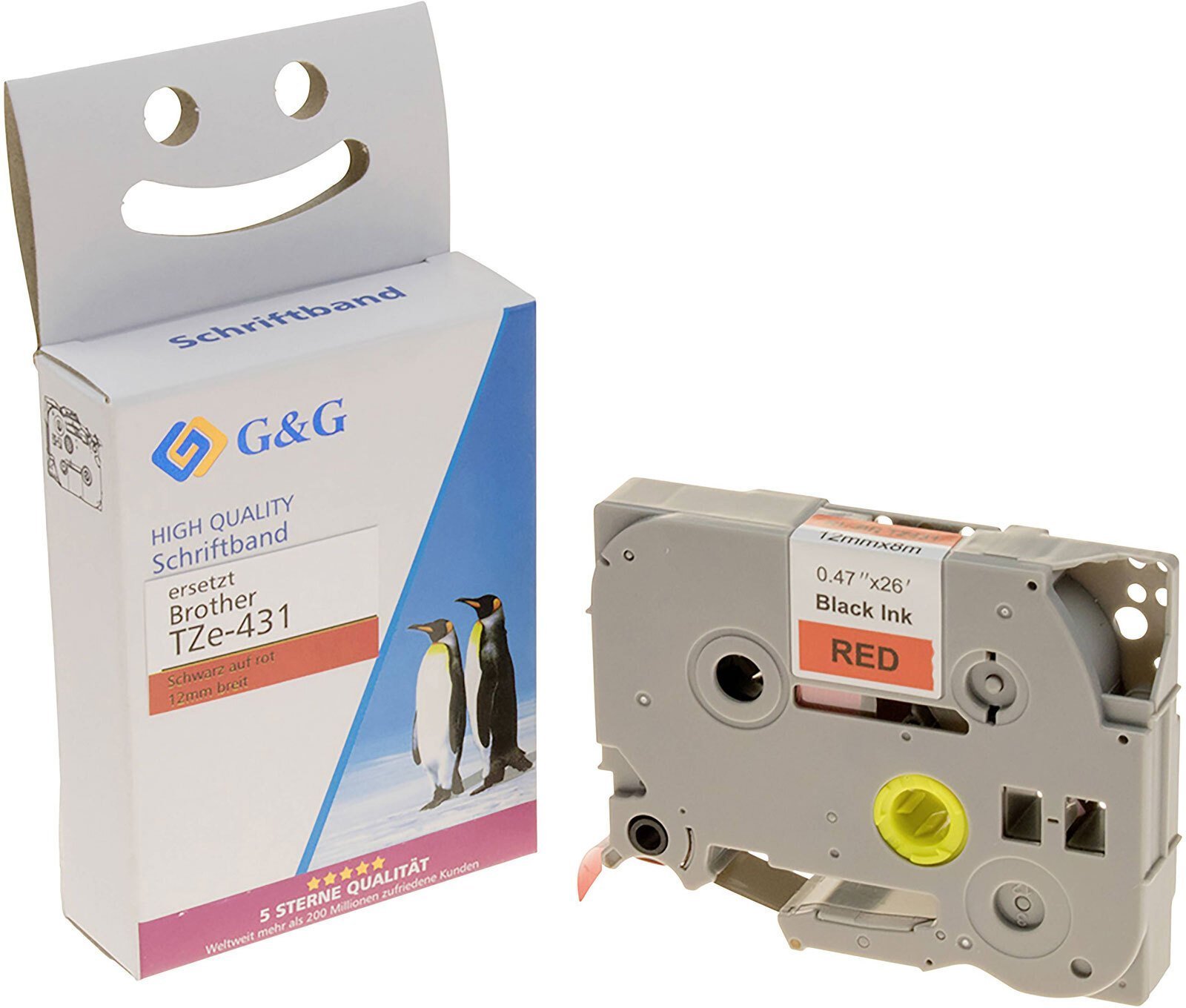 G&G Taśma kompatybilna z Brotherem TZe-431 14955