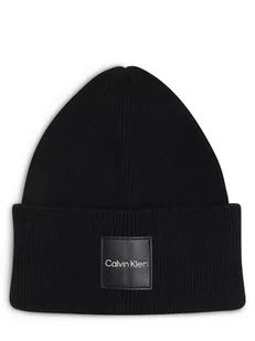Calvin Klein - Czapka męska, czarny - Czapki męskie - miniaturka - grafika 1