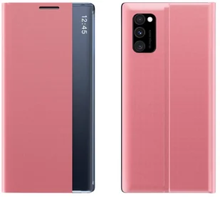 Hurtel New Sleep Case pokrowiec etui z klapką z funkcją podstawki Xiaomi Poco M3 różowy - Różowy - Etui i futerały do telefonów - miniaturka - grafika 1