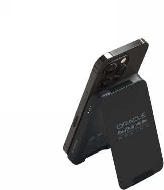 Mophie Snap+ Powerstation Mini Stand Redbull Racing - magnetyczny 5000mAh z podstawką kompatybilny z MagSafe 1x port USB-C black