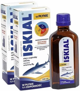 USP ZDROWIE SP. Z O.O USP ZDROWIE SP Z O.O Iskial w płynie o smaku cytrynowym 2 x 100 ml - Witaminy i minerały - miniaturka - grafika 1
