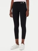 Legginsy - Champion Legginsy 117975 Czarny Slim Fit - miniaturka - grafika 1