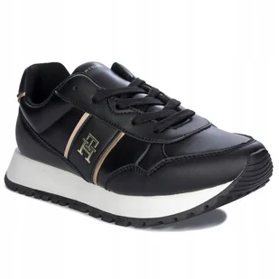Tommy Hilfiger Sneakersy damskie Black Platinum T3A9-33548-1695X208 r.37 - Sneakersy damskie - miniaturka - grafika 1