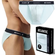 Majtki męskie - Slipy męskie TANGA skąpe majtki na pasku ATLANTIC MP-1588 - L - miniaturka - grafika 1