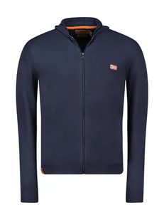 Geographical Norway Kardigan "Felinood" w kolorze granatowym - Swetry męskie - miniaturka - grafika 1